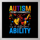 自閉症は障害ではない違う ポスター (正面)