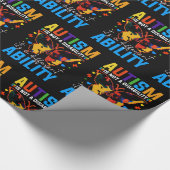 自閉症は障害ではない違う ラッピングペーパー (角)