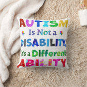 自閉症は障害ではない クッション (ブランケット)
