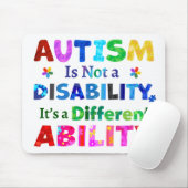 自閉症は障害ではない マウスパッド (マウス)
