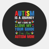 自閉症は、私が決して計画したことのない旅ですが、確かに ラウンドシール (正面)