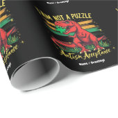 自閉症を受け入れるパズルではない ラッピングペーパー (ロールコーナー)