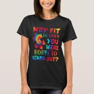 自閉症を引き出す生まれとなぜ合う Tシャツ