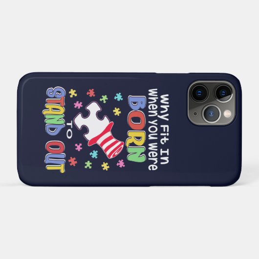 自閉症を引き出す生まれのになぜ適合するのか Case-Mate iPhoneケース (裏面(横))