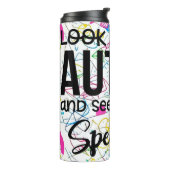 自閉症を超えて見る タンブラー (回転左)