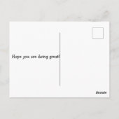 自閉症を超えて見る ポストカード (裏面)