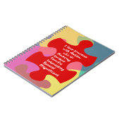 自閉症アクロスティック ノートブック (左側)