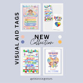 自閉症アラートIDバッジタグ バッジ