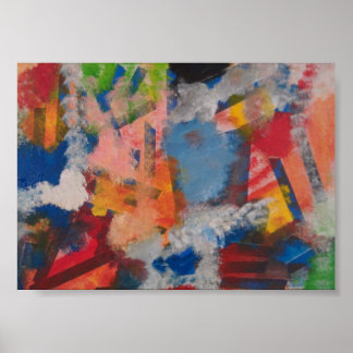 自閉症アーティスト – 抽象デザイン ポスター