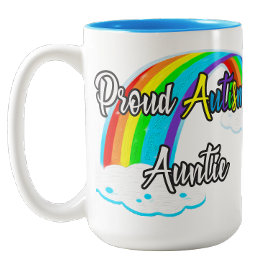 自閉症ア誇りを持ったウンティパステルパズル ツートーンマグカップ