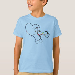 自閉症インフィニティハート Tシャツ