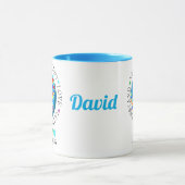 自閉症カスタマイズ意識の愛の受容 マグカップ (中央)