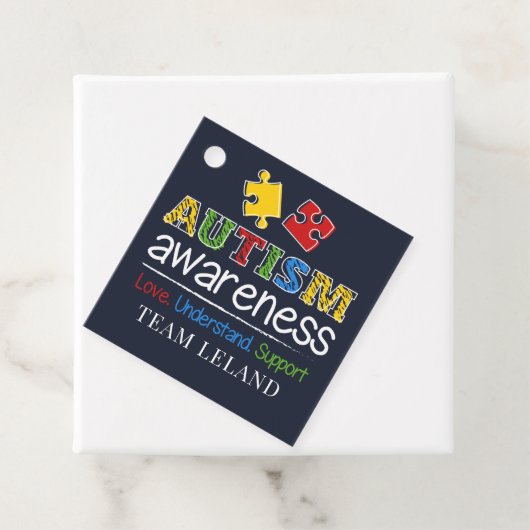 自閉症カスタム意識の愛を理解するサポート フェイバータグ (インサイチュ)