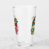 自閉症カップル格言 タンブラーグラス (左)