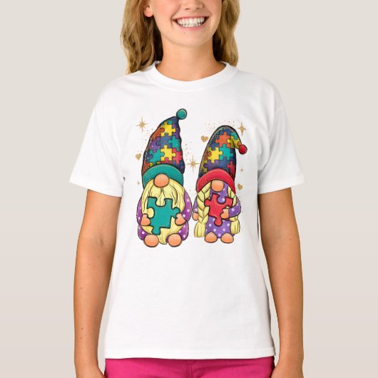 自閉症カップル格言 Tシャツ (正面)