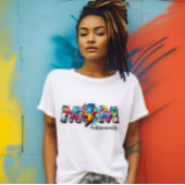 自閉症カラフルパズルピースTシャツ Tシャツ