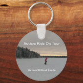 自閉症キッズオンツアー鍵リング キーホルダー (正面)