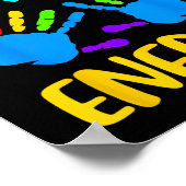 自閉症キッズオーソーム子供自閉症認識度Asd ポスター (角)