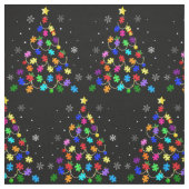 自閉症クリスマスツリー ファブリック (見本)