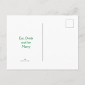 自閉症クリスマスパーティの招待状はがき インビテーションポストカード (裏面)