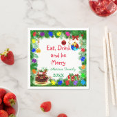 自閉症クリスマスパーティー スタンダードカクテルナプキン (インサイチュ)