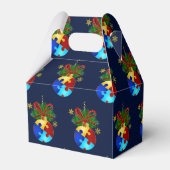 自閉症クリスマスボーブル フェイバーボックス (裏面サイド)