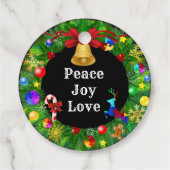 自閉症クリスマスリース フェイバータグ (裏面)