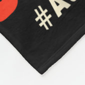 自閉症グルーヴィ違うースマイル顔パズルにOk フリースブランケット (角)