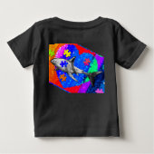 自閉症サメ ベビーTシャツ (裏面)