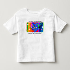 自閉症サメ 4T ホワイト トドラーTシャツ
