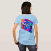 自閉症サメ Tシャツ (裏面フル)
