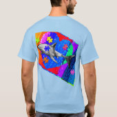 自閉症サメ Tシャツ (裏面)