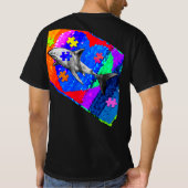 自閉症シャークMEN Tシャツ (裏面)