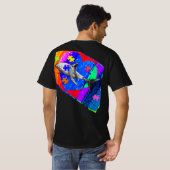 自閉症シャークMEN Tシャツ (裏面フル)