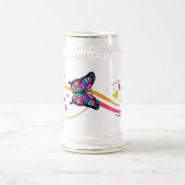 自閉症シンボルギフトマグ ビールジョッキ (中央)