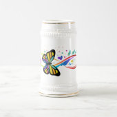 自閉症シンボルギフトマグ ビールジョッキ (中央)