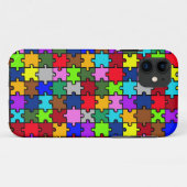自閉症ジグソーケース Case-Mate iPhoneケース (裏面(横))