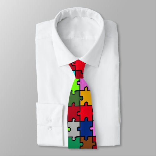 自閉症ジグソー ネクタイ (タイ)