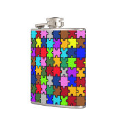 自閉症ジグソー フラスク (左)