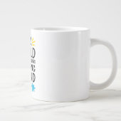 自閉症ジャンボマグ ジャンボコーヒーマグカップ (右)