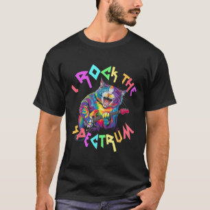 自閉症スペクトラムのロック お父さん 平和 愛 親族 Tシャツ