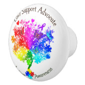 自閉症スペクトラムツリー セラミックノブ (右)