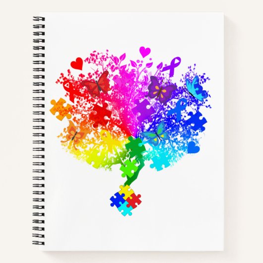 自閉症スペクトラムツリー ノートブック (正面)