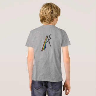 自閉症スペクトラムASシンボル | モダン・レインボー・キッズ トライブレンドＴシャツ