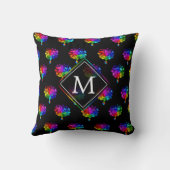 自閉症スペクトルの木 クッション (裏面)