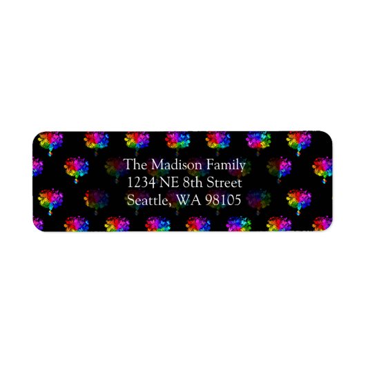 自閉症スペクトルの木 ラベル (正面)