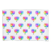 自閉症スペクトルの木 枕カバー (正面)