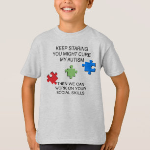 自閉症スペクトルの無秩序の認識度 Tシャツ