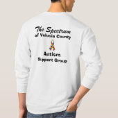 自閉症スペクトルの無秩序は多数o…起こります tシャツ (裏面)