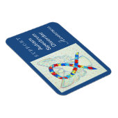 自閉症スペクトル障害(ASD)リボンエンジェルマグネット マグネット (右側)